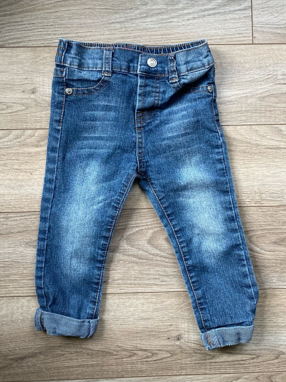 7 For All Mankind 24Mo Toddler Blue Washed Denim Jeans
